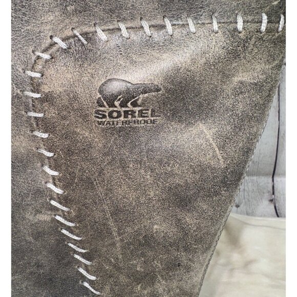 SOREL Women's Cate The Great Waterproof Winter Boot Leather Size 9 - Picture 2 of 10